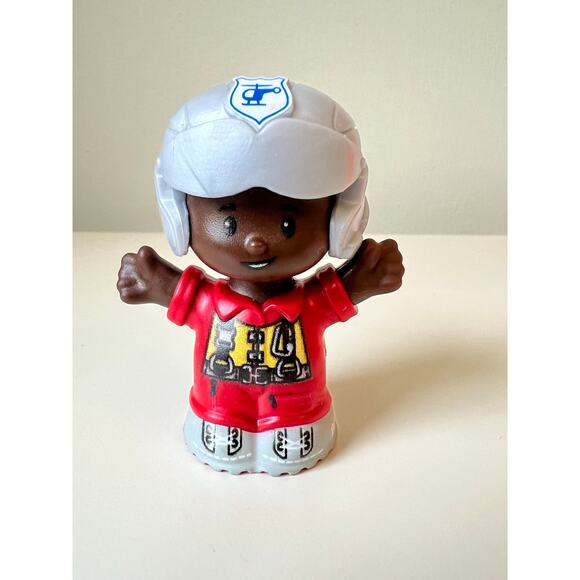 Fisher-Price Little People Helicopter Toy Vehicle & Figure Set 2023 - Picture 2 of 8